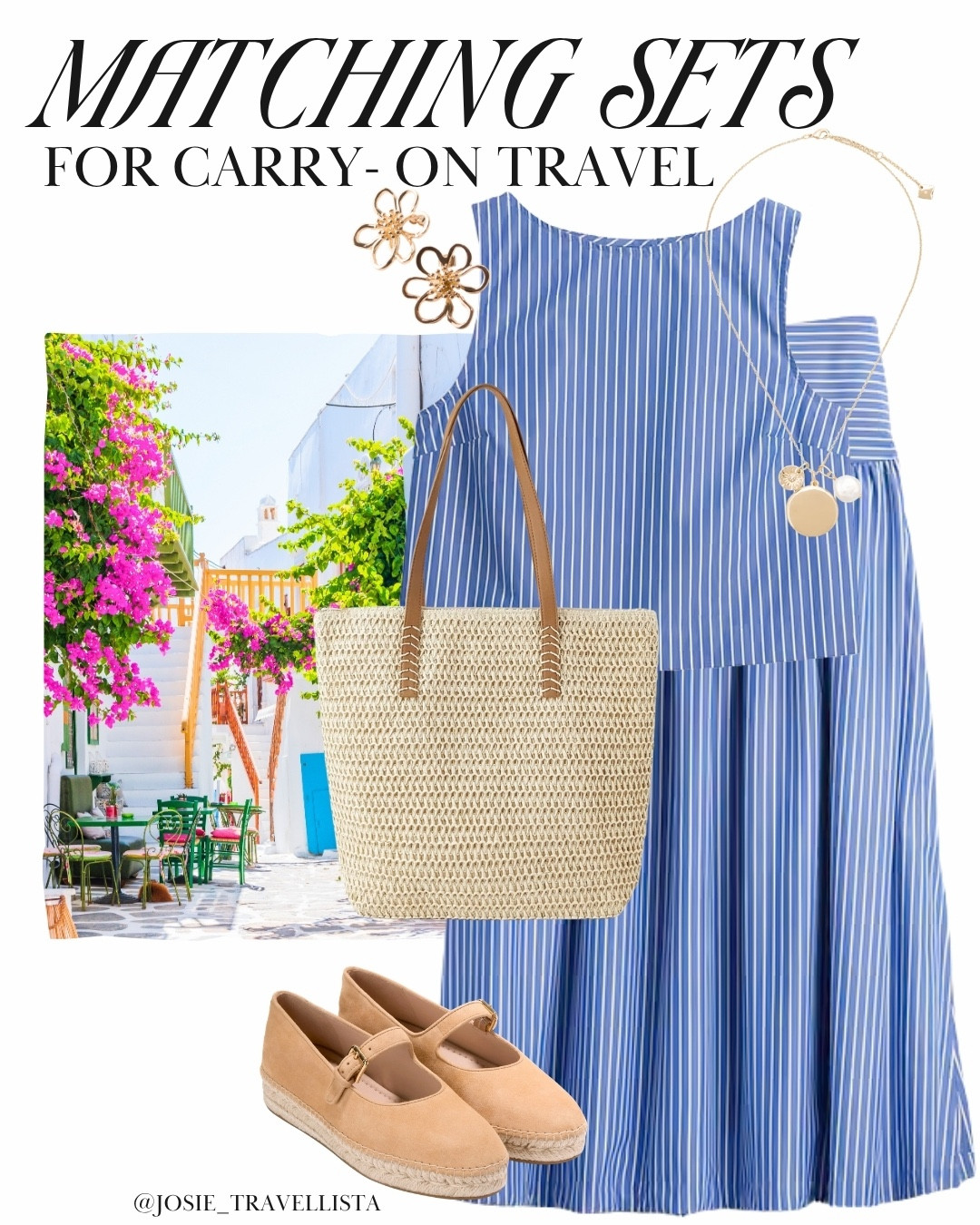 One matching set, multiple outfits.

This is how I build a carry-on travel capsule that actually works. Worn together, this set is an effortless outfit. Worn separately, the pieces mix with the rest of your wardrobe to create multiple looks.

My rule:

Top → must match at least one other bottom
Bottom → must match one or two other tops

That’s how one set turns into 4–6 outfits without overpacking.

Sharing this set + everything I’d pair with it for a summer trip to Europe ✨

#LTKOver40 #LTKTravel