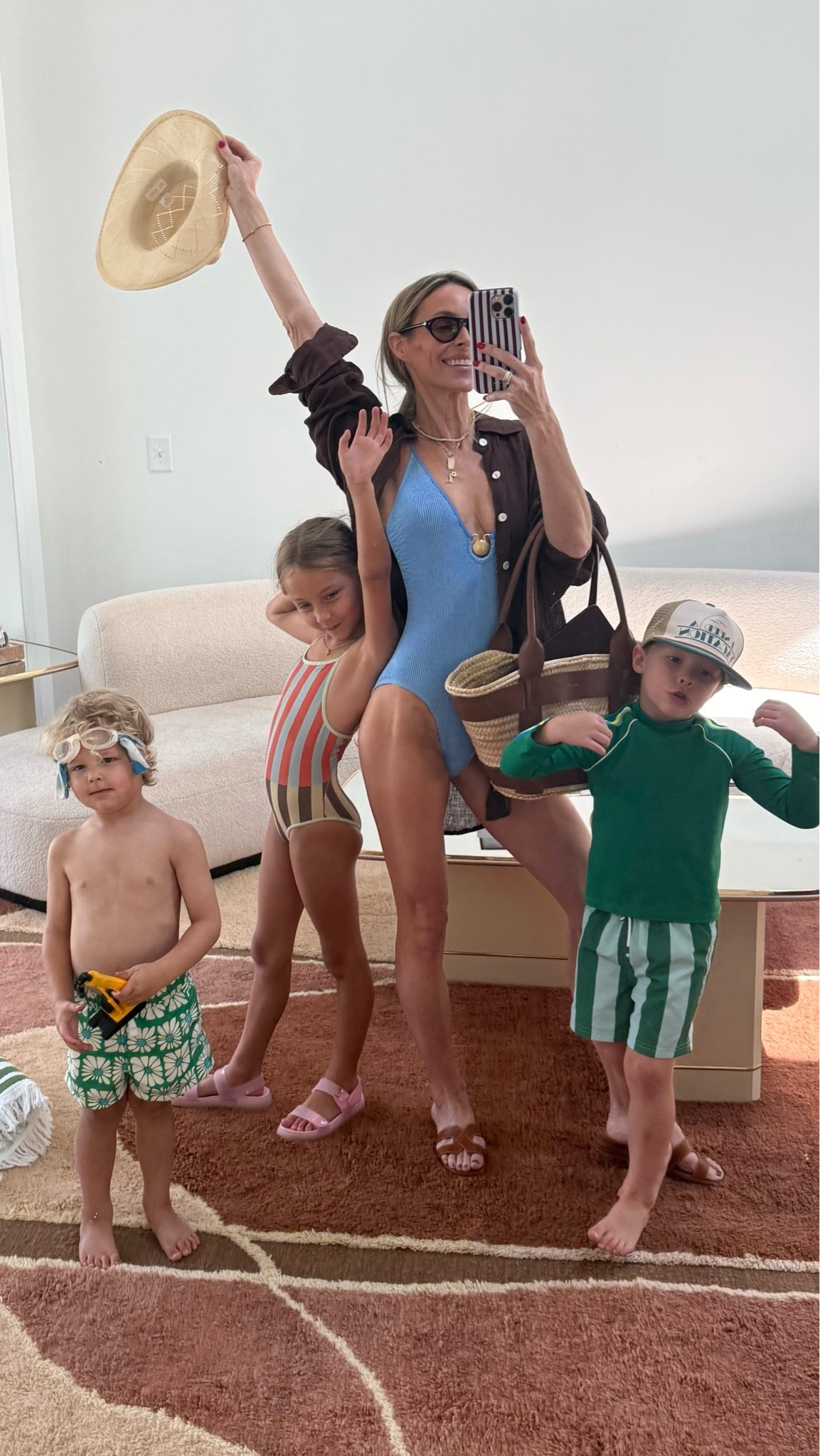 Beach day with the whole crew 🤍 Loving all of our swimsuits and beach accessories✨

#LTKSwim #LTKKids #LTKTravel