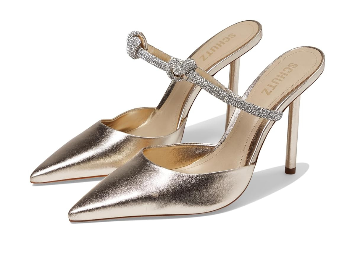 SCHUTZ Women's Pearl Pin Heel Mule | Amazon (US)
