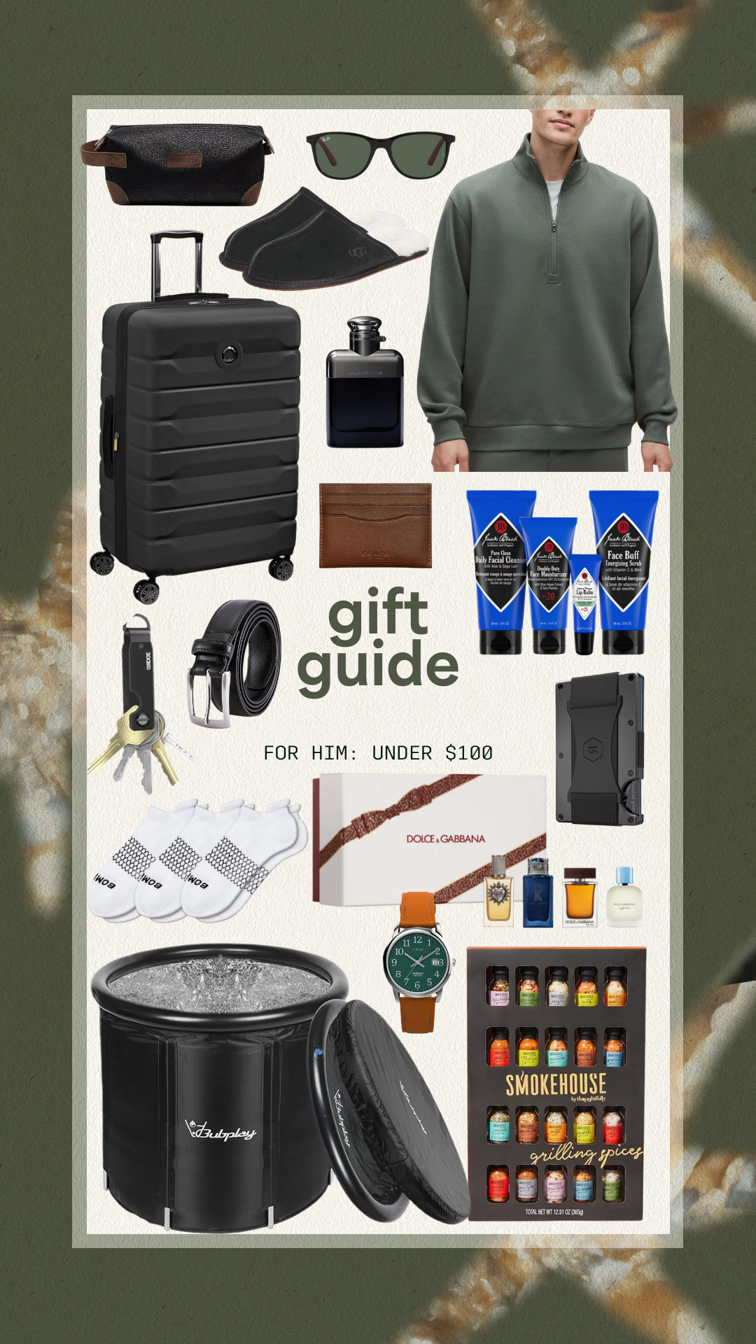 Gift guide for him under $100!!!


Gift guide, gift ideas, gift inspo, holiday gift guide, gifts for him, gifts for husband, gifts for boyfriend, gifts for brother, gifts for dad, gifts for father in law, Christmas gifts, Christmas gift ideas, men’s fashion, tech gifts, Amazon gifts 

 

#LTKMens #LTKGiftGuide #LTKHoliday
