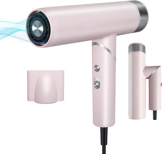 TANSHINE Professional Blow Dryer,Ionic Hair Dryer Foldable 1600W,110000RPM High-Speed Ion Hair Dr... | Amazon (US)