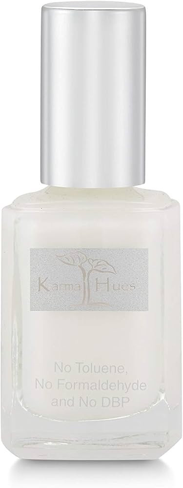 Karma Organic Natural Nail Polish-Non-Toxic Nail Art, Vegan and Cruelty-Free Nail Paint (WHITECAP... | Amazon (US)