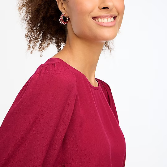 Puff-sleeve top | J.Crew Factory