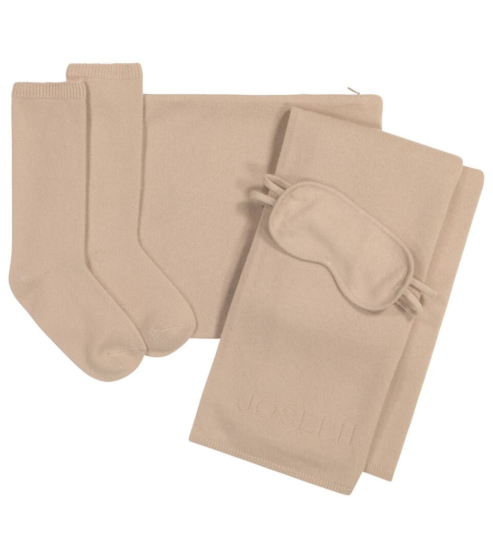 Cashmere blanket, socks and eye mask travel set | Mytheresa (US/CA)