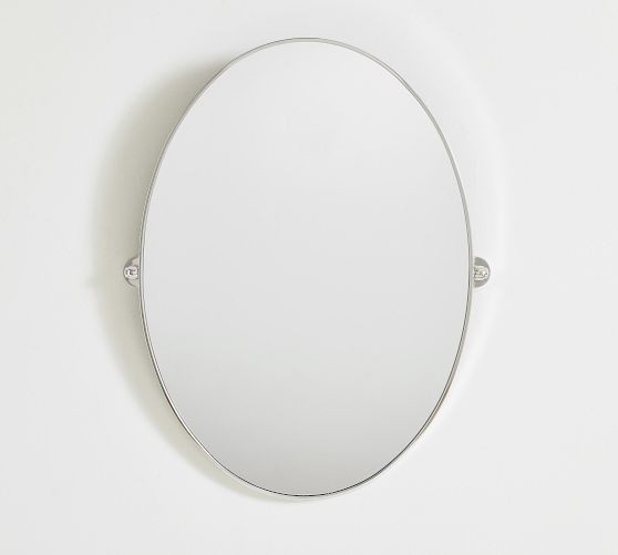 Sansome Oval Pivot Mirror | Pottery Barn (US)