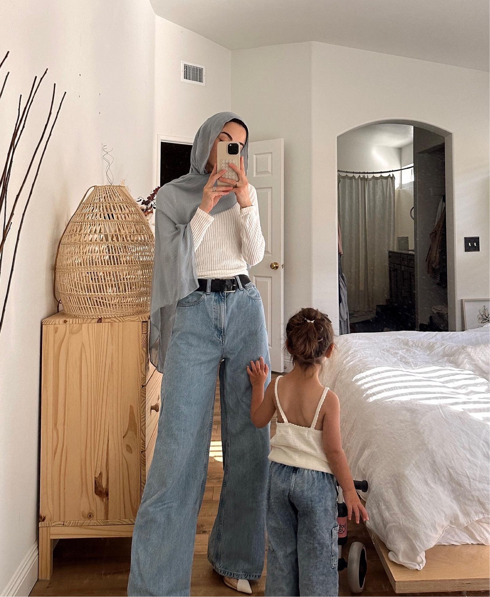 jeans are Everlane (linked exact ones) | shirt is Anthro (linked exact one & alternatives) | shoes are Zara from last year but found similar ones on Asos | couldn’t find exact links to saphia’s outfit but found similar <3

#LTKstyletip #LTKkids #LTKSeasonal