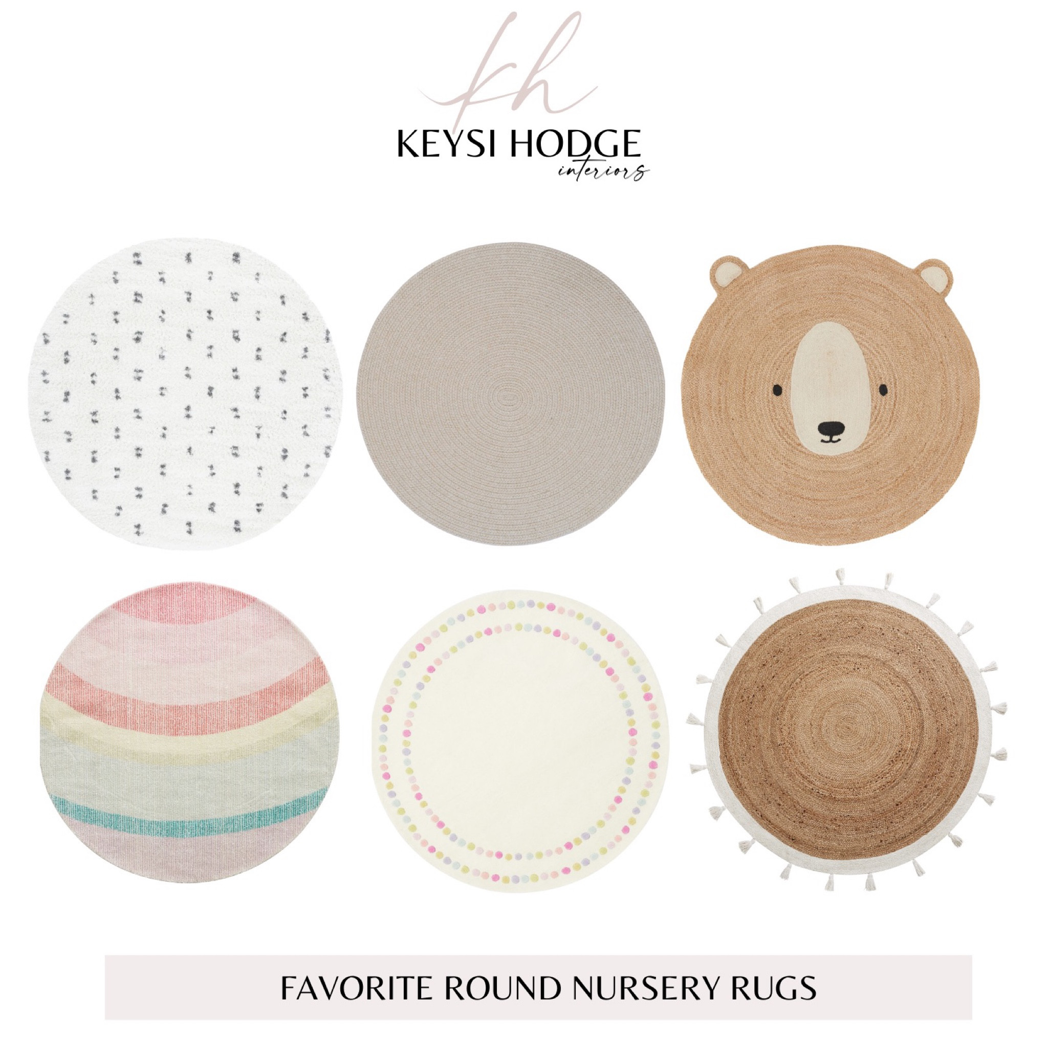 Round nursery rugs, rugs for nursery rooms

#LTKbaby #LTKhome