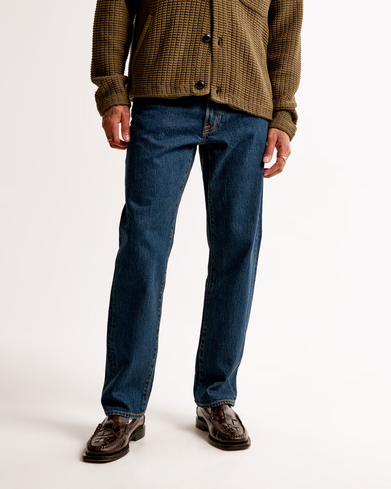 Men's 90s Straight Jean | Men's Bottoms | Abercrombie.com | Abercrombie & Fitch (US)