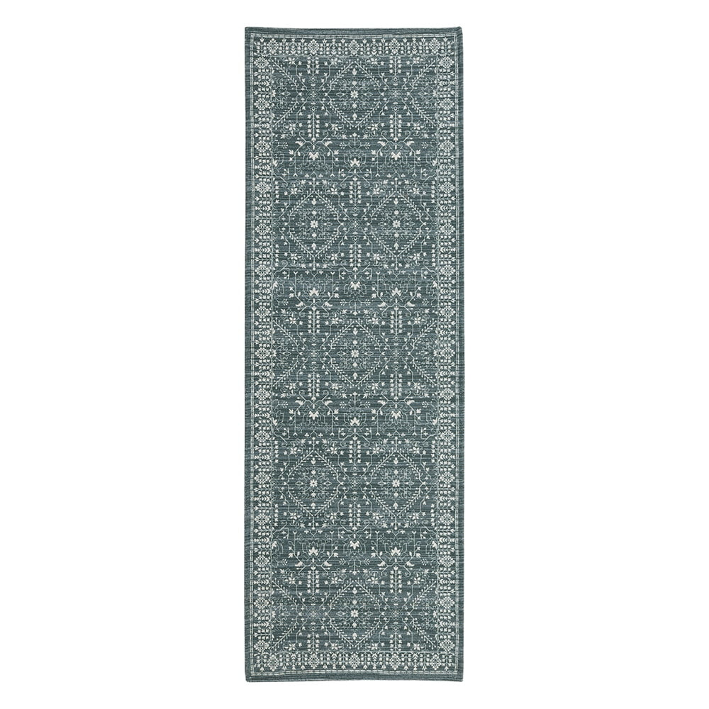 Mainstays Wexford Vintage Runner Rug, Teal, 20” x 60” | Walmart (US)