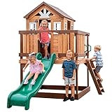 Backyard Discovery Echo Heights Elevated Wooden Playhouse | Amazon (US)