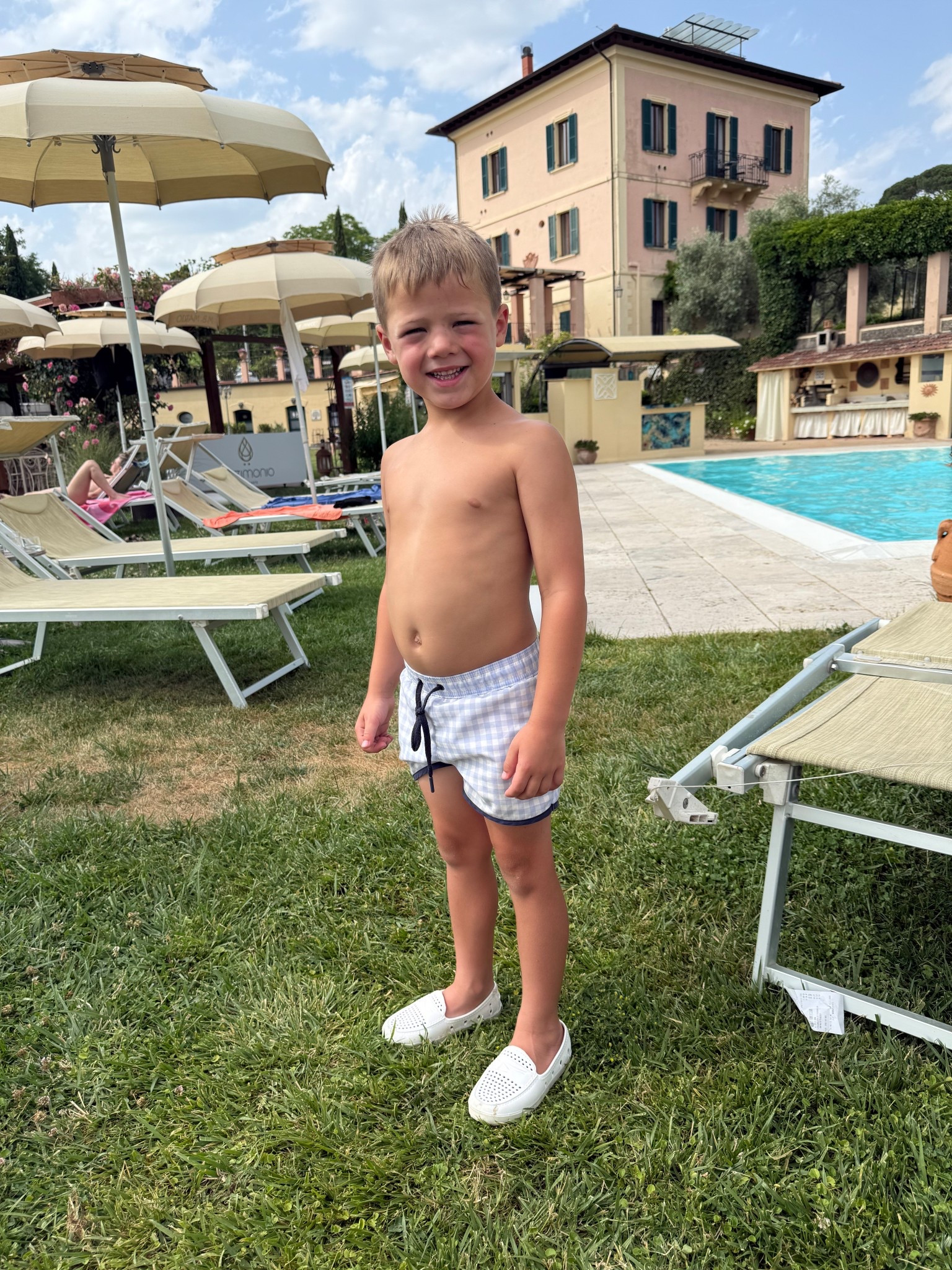 🇮🇹 William! Love these Minnow trunks for freeing the knees and Floafers double as pool shoes and dinner shoes 🙌🏻🙌🏻🙌🏻

#LTKKids #LTKSwim #LTKSummerEdit
