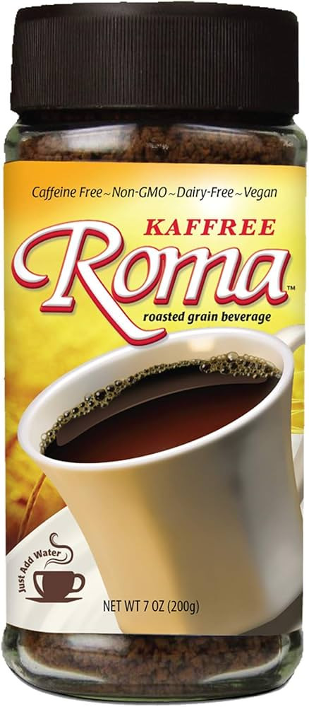 Kaffree Roma Kaffree Roma Roasted Grain Beverage, 7-Ounce (Pack of 3) | Amazon (US)