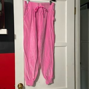 Victoria’s Secret Velour Joggers Medium | Poshmark