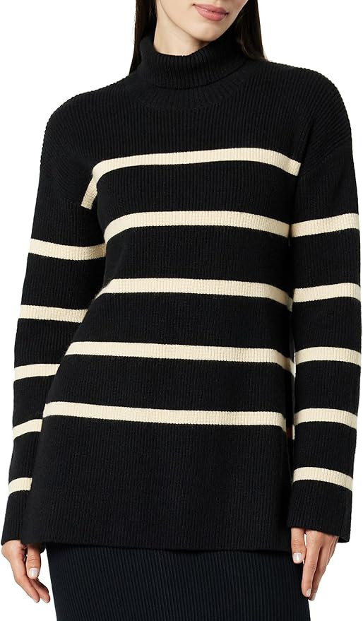 The Drop Women's Camilla Drop Shoulder Turtleneck | Amazon (US)