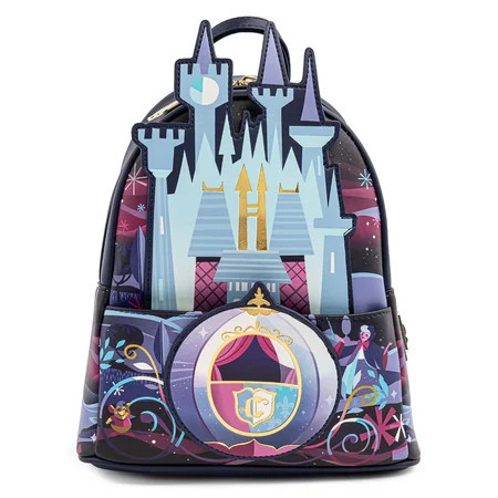 Loungefly Disney Cinderella Princess Castle Series Mini Backpack | Walmart (US)