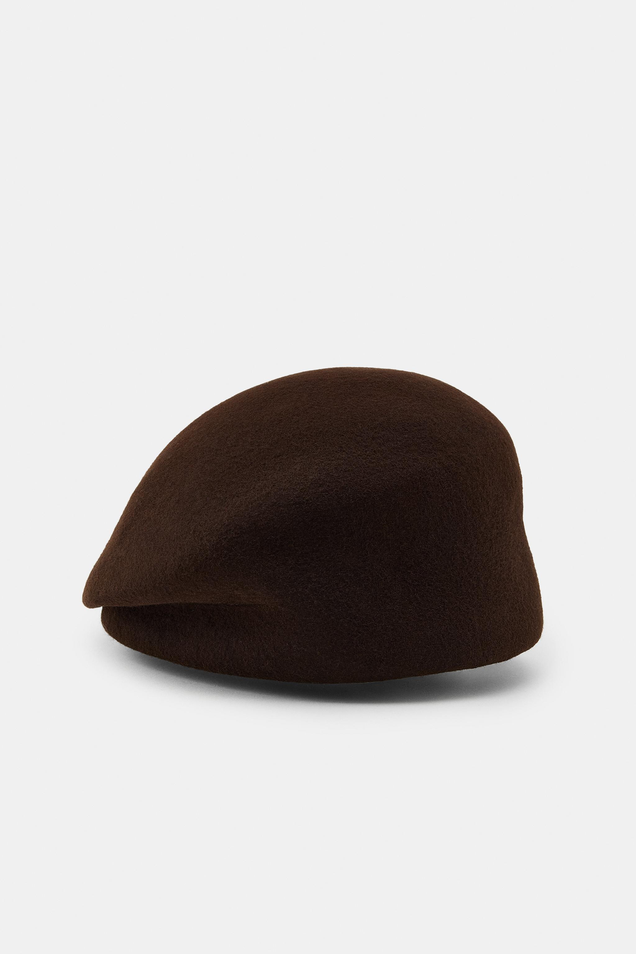 100% WOOL SKULLCAP HAT | Zara US