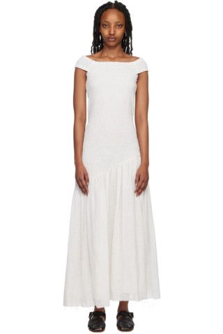 Gabriela Hearst - White Veloso Maxi Dress | SSENSE