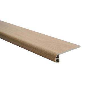 French Oak Shasta/Naples 0.944 in. Thickness X 4.527 in. Width X 94.48 in. Length Vinyl Flush Sta... | The Home Depot