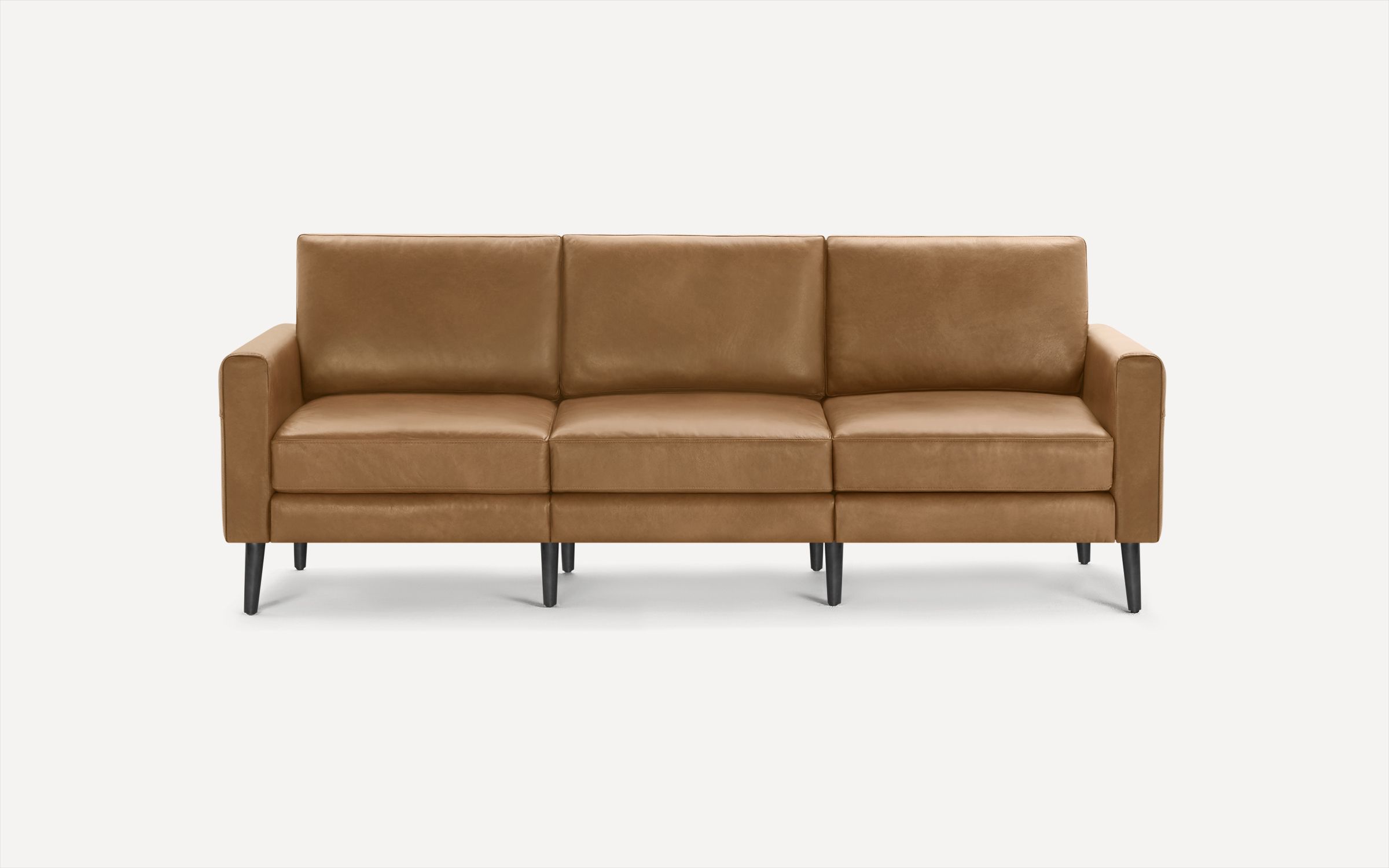 The Nomad Leather Sofa: Customizable, Modular Furniture | Burrow | Burrow