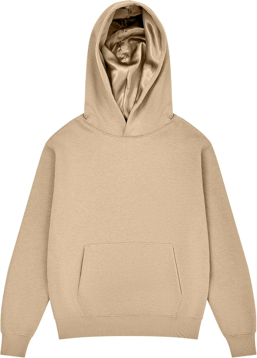 ARRIA by Kiss Satin-Lined Hoodie – Oversized Hood for Woman for Frizz Free Hair, Comfy Premium Cotton Sweatshirt | Amazon (US)
