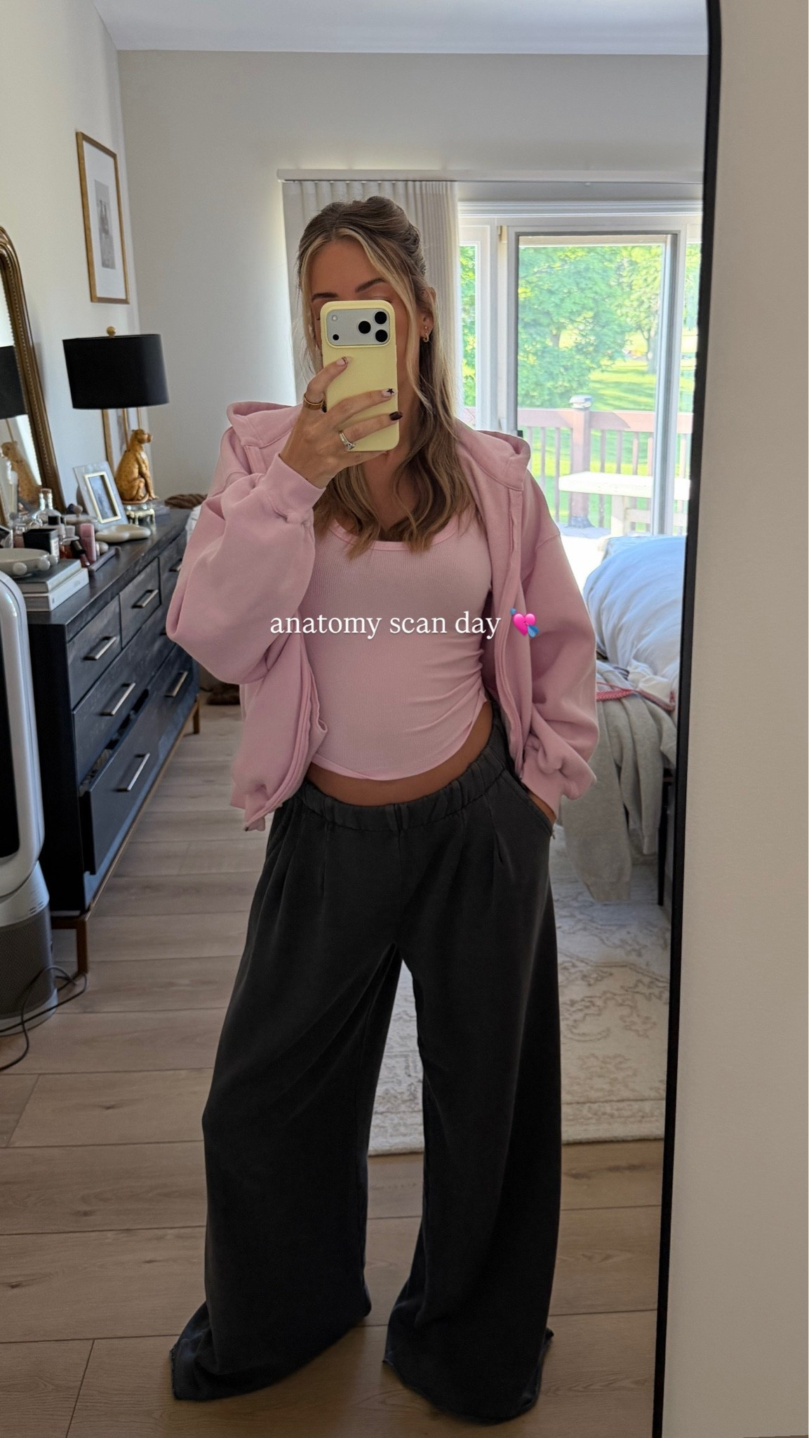 OB appt outfit 💘 wearing medium long in pants, medium in zip up, small tank

#LTKootd #LTKBump