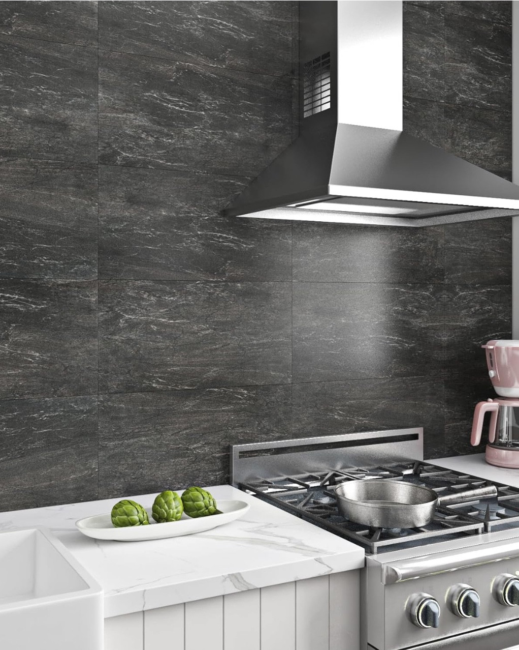 Carbon Slate Wall Panel Marble Backsplash

#LTKStyleTip #LTKHoliday #LTKHome