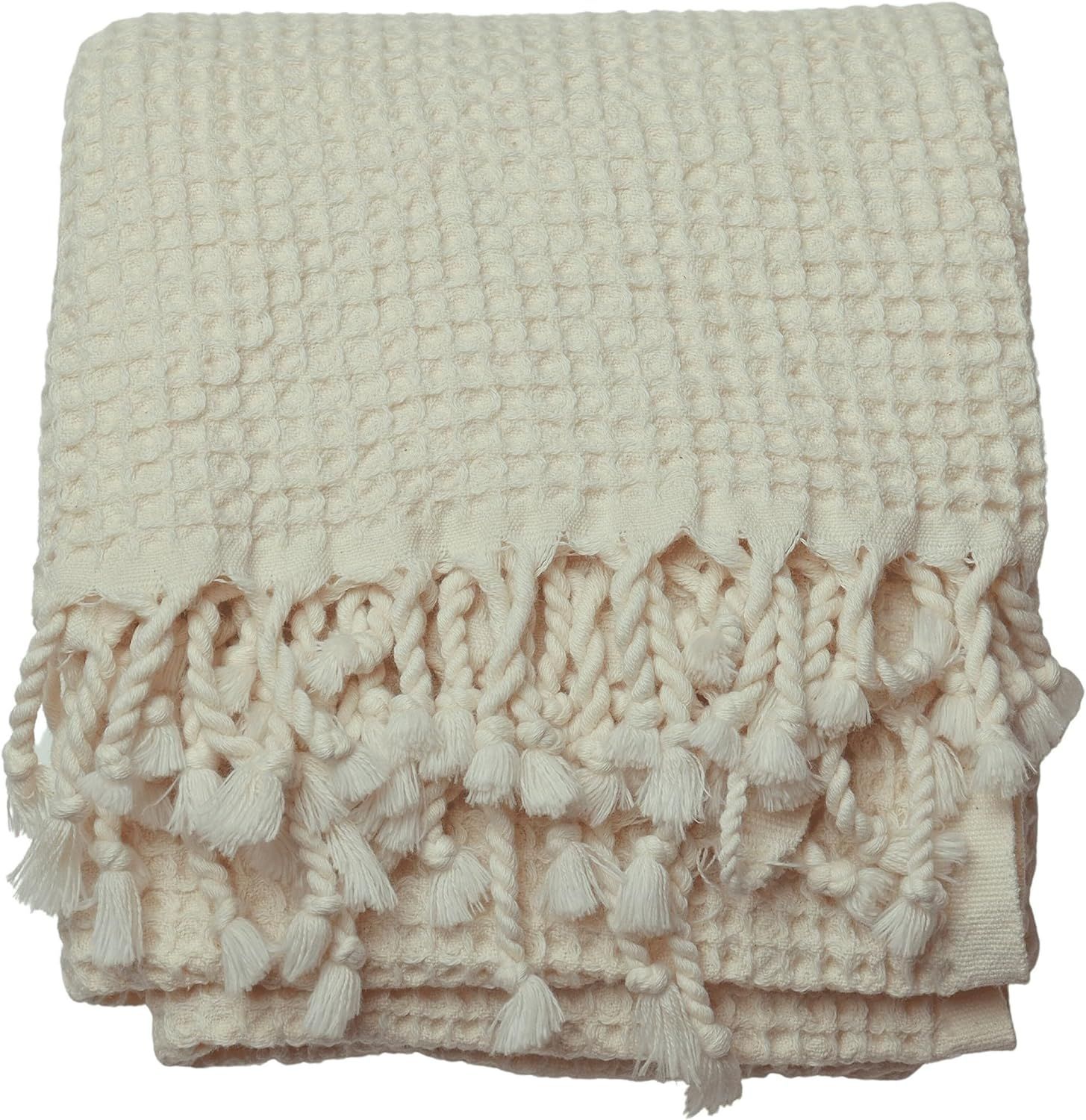 PÜSKÜL - Thin Turkish Bath Towels, Ultra Soft Organic Cotton, Waffle Weaving, 67X33 Inches - Pa... | Amazon (US)
