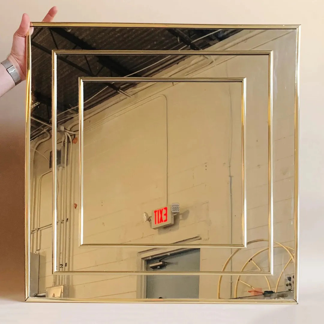 BRASS DECO MIRROR - Etsy | Etsy (Global)
