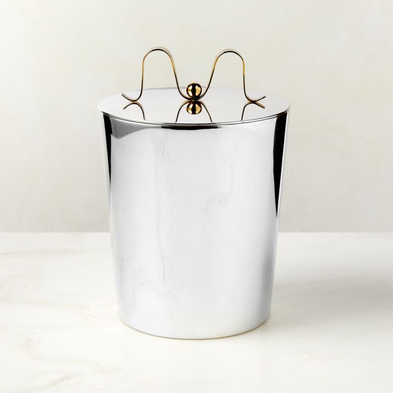 Boule Stainless Steel Ice Bucket | CB2 | CB2