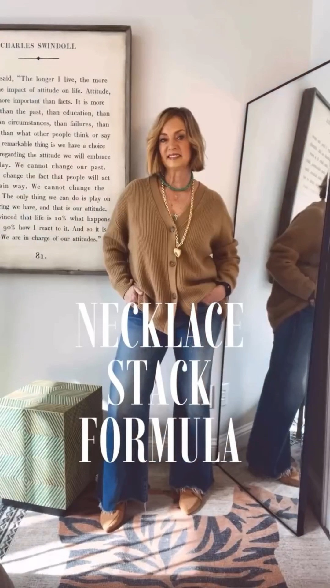 This necklace stack formula is my winner. I change out the pieces, but the formula remains. Do you have a go-to stacking formula? If not, feel free to use mine! ✨ 

✨ Follow @shoppixieco 
💬 Comment PIXIE for the links.
🖤 Find me at SHOPPIXIECO on LTK, @shop.ltk 
🔗 Direct link: https://liketk.it/5Six8

#modernmidlifecool #quietluxuryover50 #necklacestackformula #over50style #jewelrystackinspo 

Comment PIXIE below to receive a DM with the link to this post on my LTK ⬇ https://liketk.it/5Six8