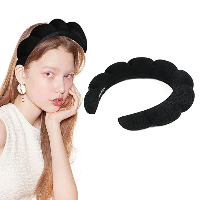 Dalin Spa Headband for Women, Makeup Headband for Sponge & Terry Towel Cloth Fabric Hair Band and... | Amazon (US)