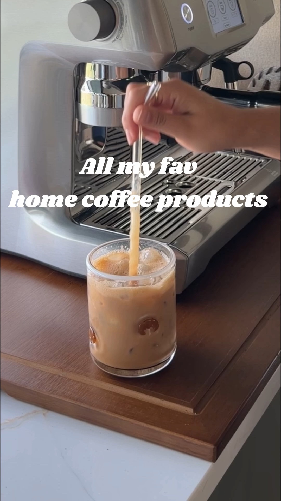 Everything you need for the perfect at-home coffee station. I make my drinks using the Breville Oracle Touch Machine in the cutest Anthropologie glasses! These glasses also make the perfect gift for the girlies! 

#LTKGiftGuide #LTKfoodie #LTKmorningroutine