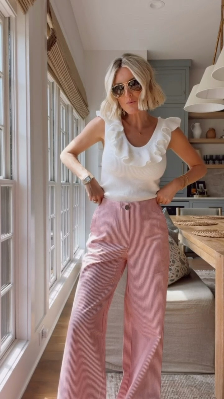 How cute are these red & white striped pants?! Perfect for Memorial Day or the Fourth of July! Wearing S/2.

Loverly Grey, Target find, Target fashion, summer fashion, summer outfit ideas, summer workwear 

#LTKootd #LTKWorkwear #LTKSeasonal