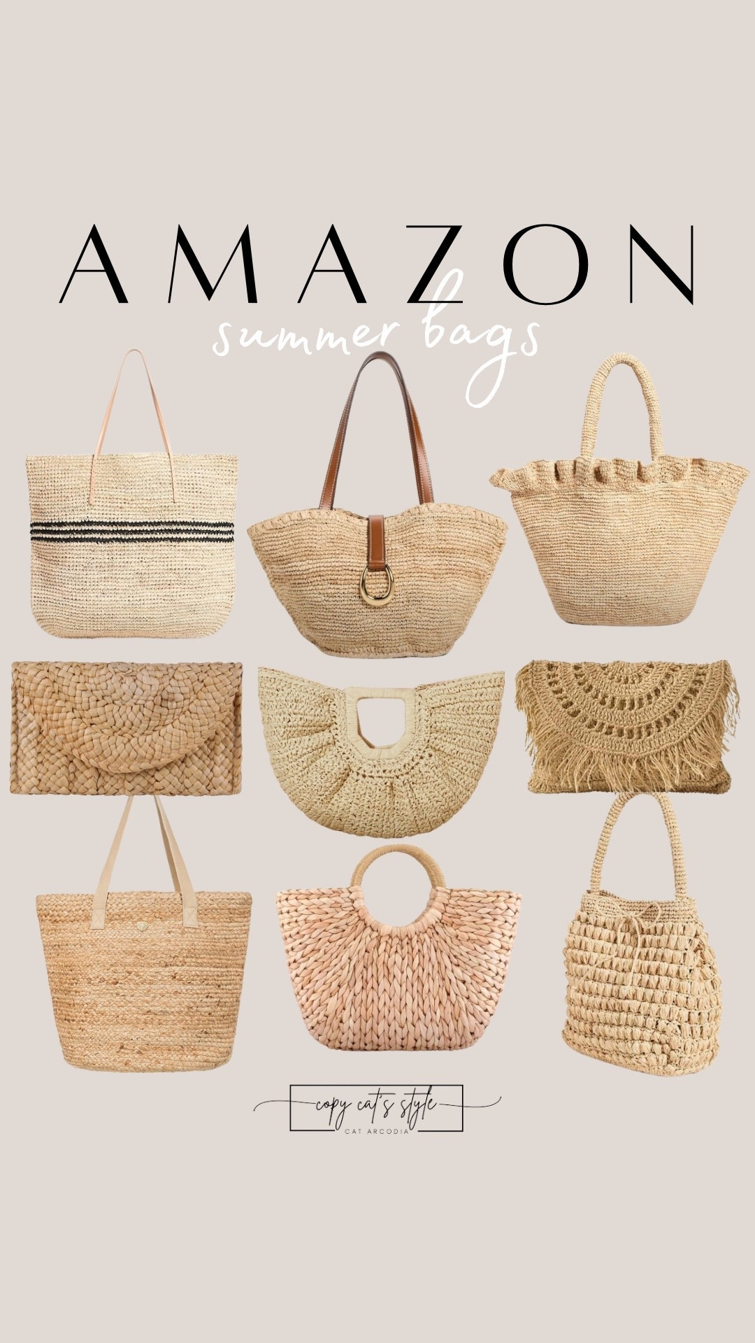 The best Amazon summer bag finds! 

#LTKStyleTip #LTKFindsUnder50 #LTKItBag