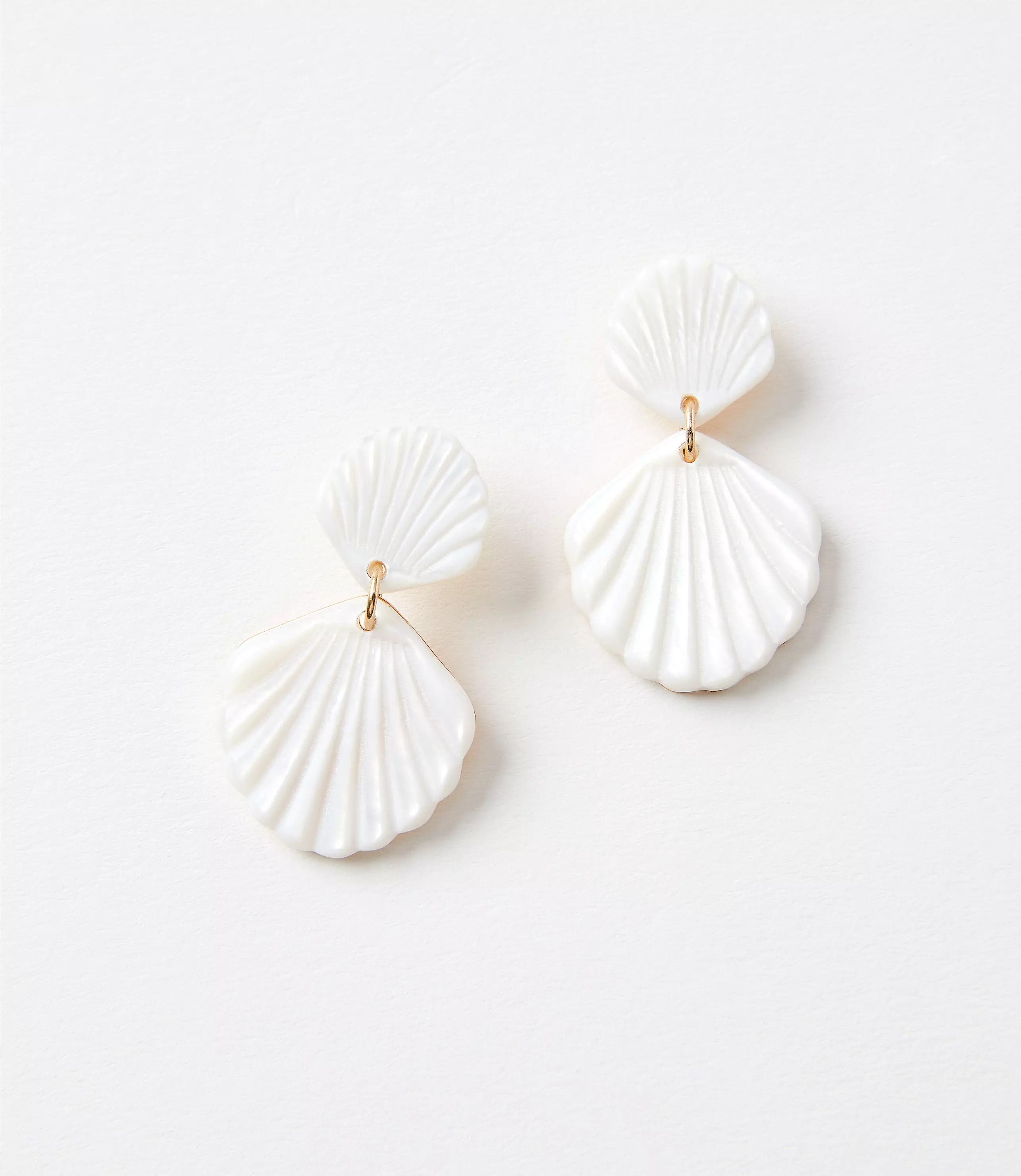 Mother Of Pearl Shell Drop Earrings | LOFT