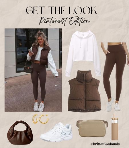 Pinterest outfit all from Amazon! Pinterest inspo, brown leggings, casual looks, comfy look, casual outfits, fall outfits 2022, brown sets

#LTKunder50 #LTKfit