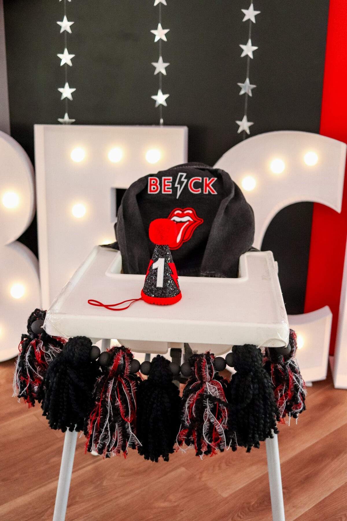 Beck’s First World Tour Rock and Roll Birthday Party - DIY Denim Patch Jacket 

#LTKParties #LTKKids