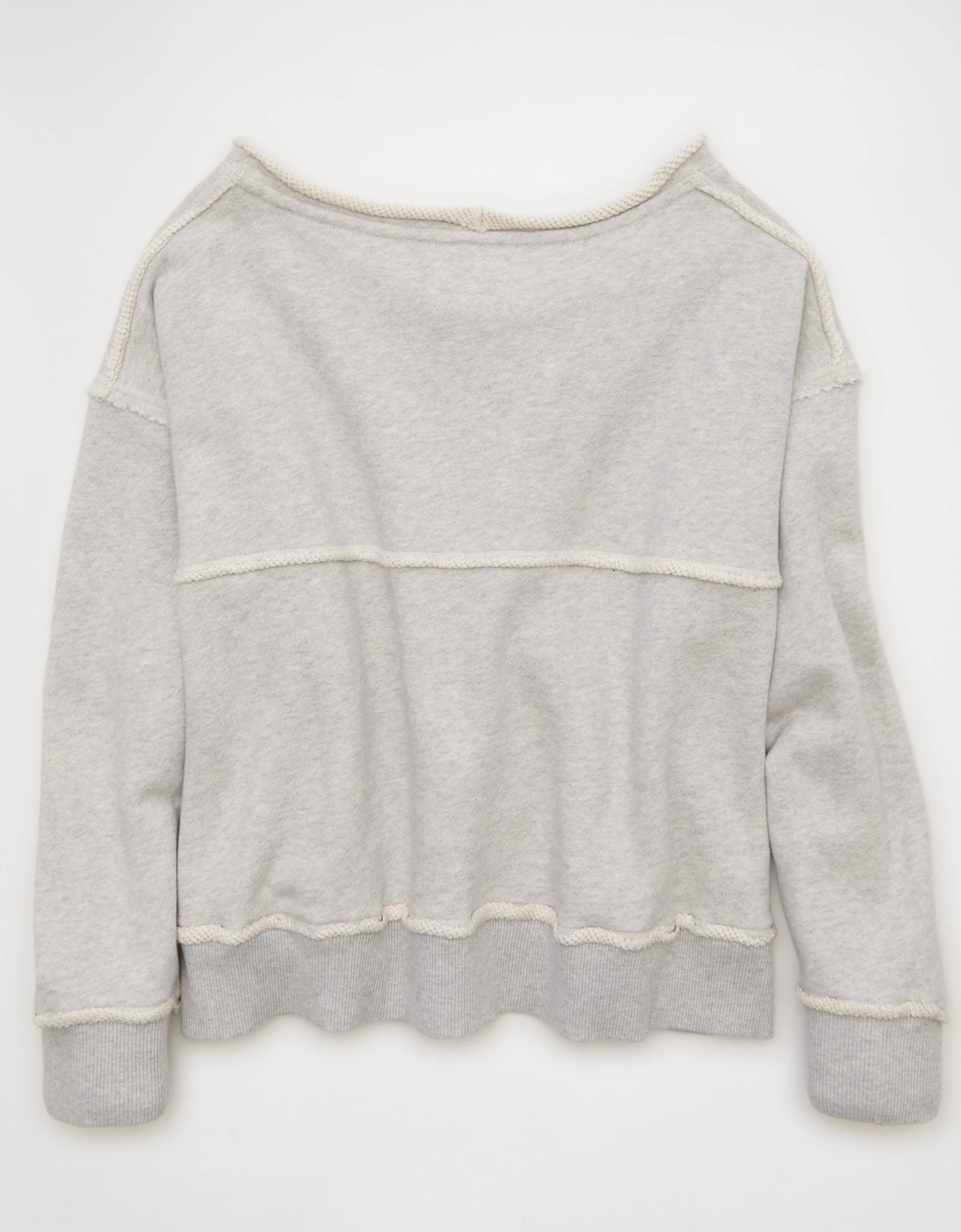 AE On a Roll Off-the-Shoulder Sweatshirt | American Eagle Outfitters (US & CA)