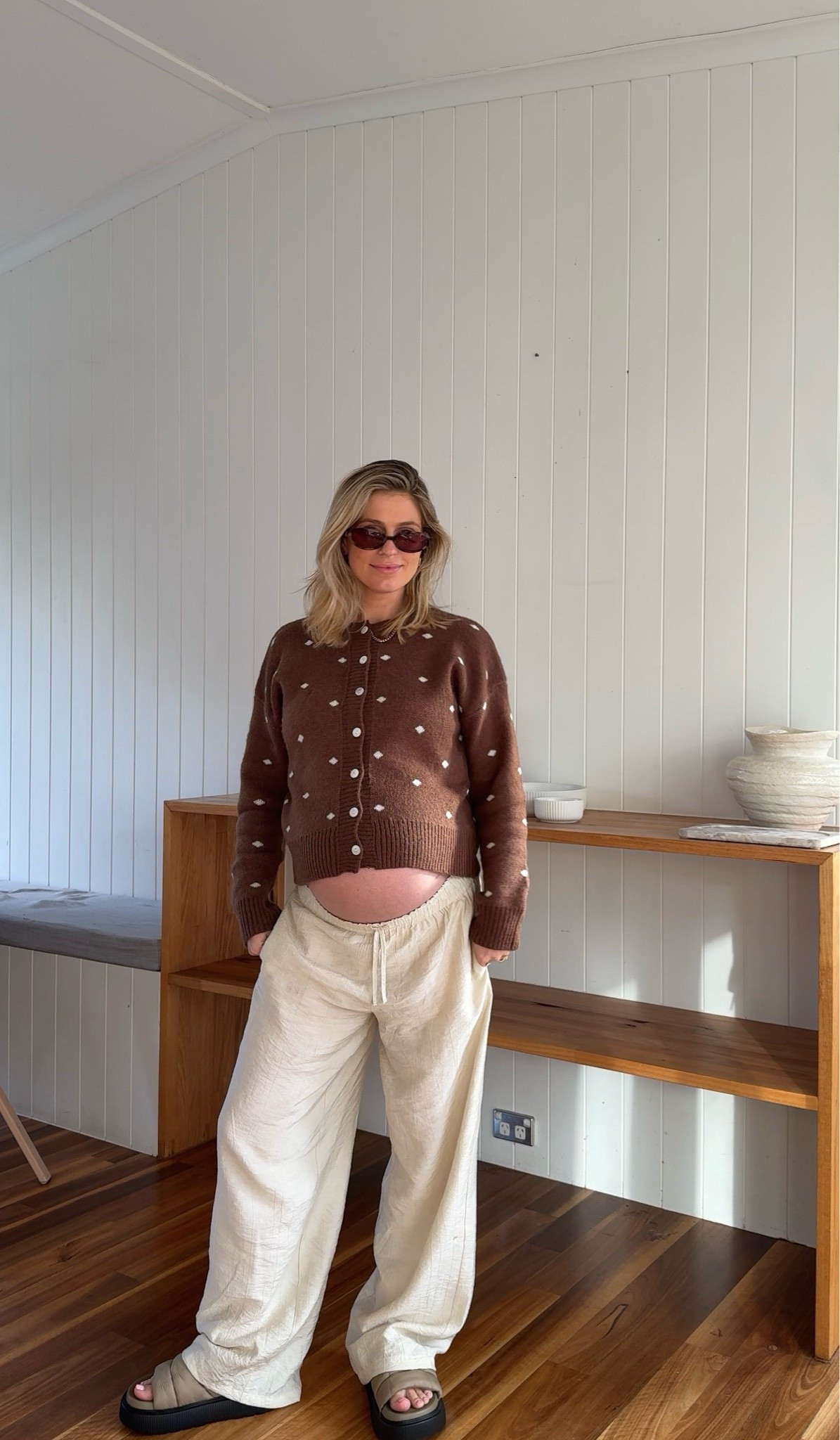 Wearing a size small cardi 
SAIGE20 at petal and pup

#LTKaustralia #LTKspring #LTKwinter