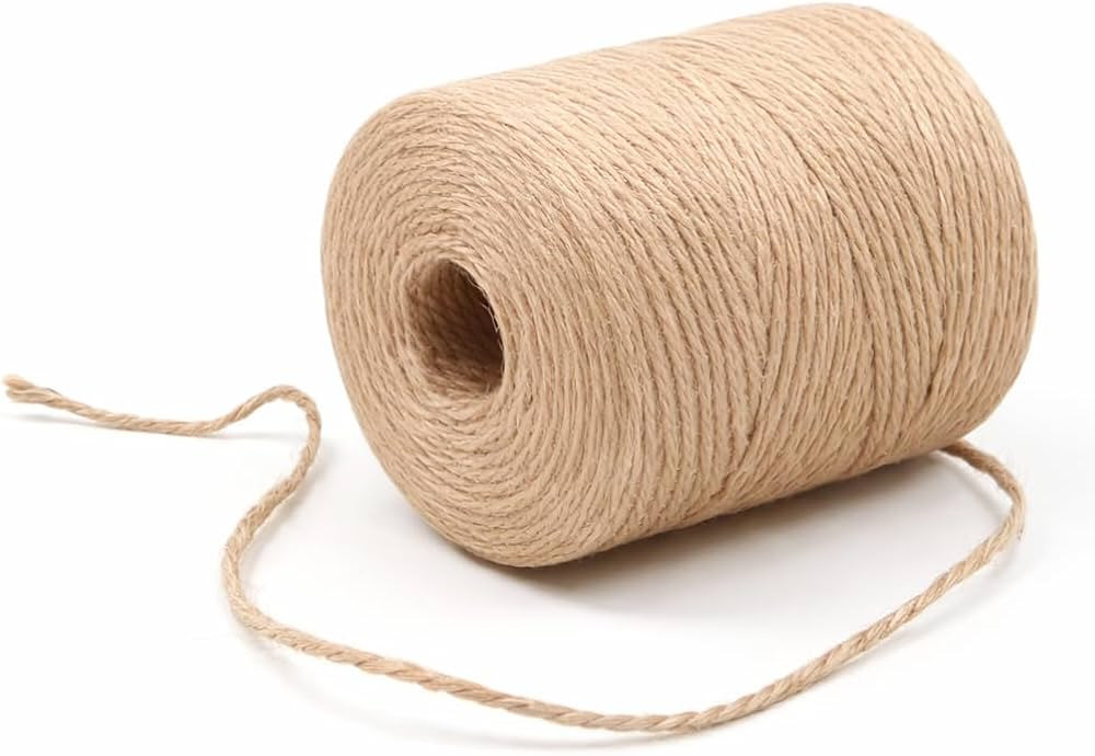 2mm - 164FT Natural Jute Twine Rope String - for Crafts Gardening Plant Accessories Gift Wrapping... | Amazon (US)