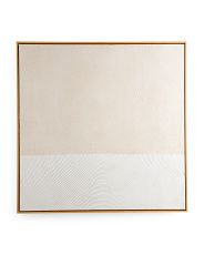 37x37 Curve White 2 Framed Painting Framed Wall Art | TJ Maxx