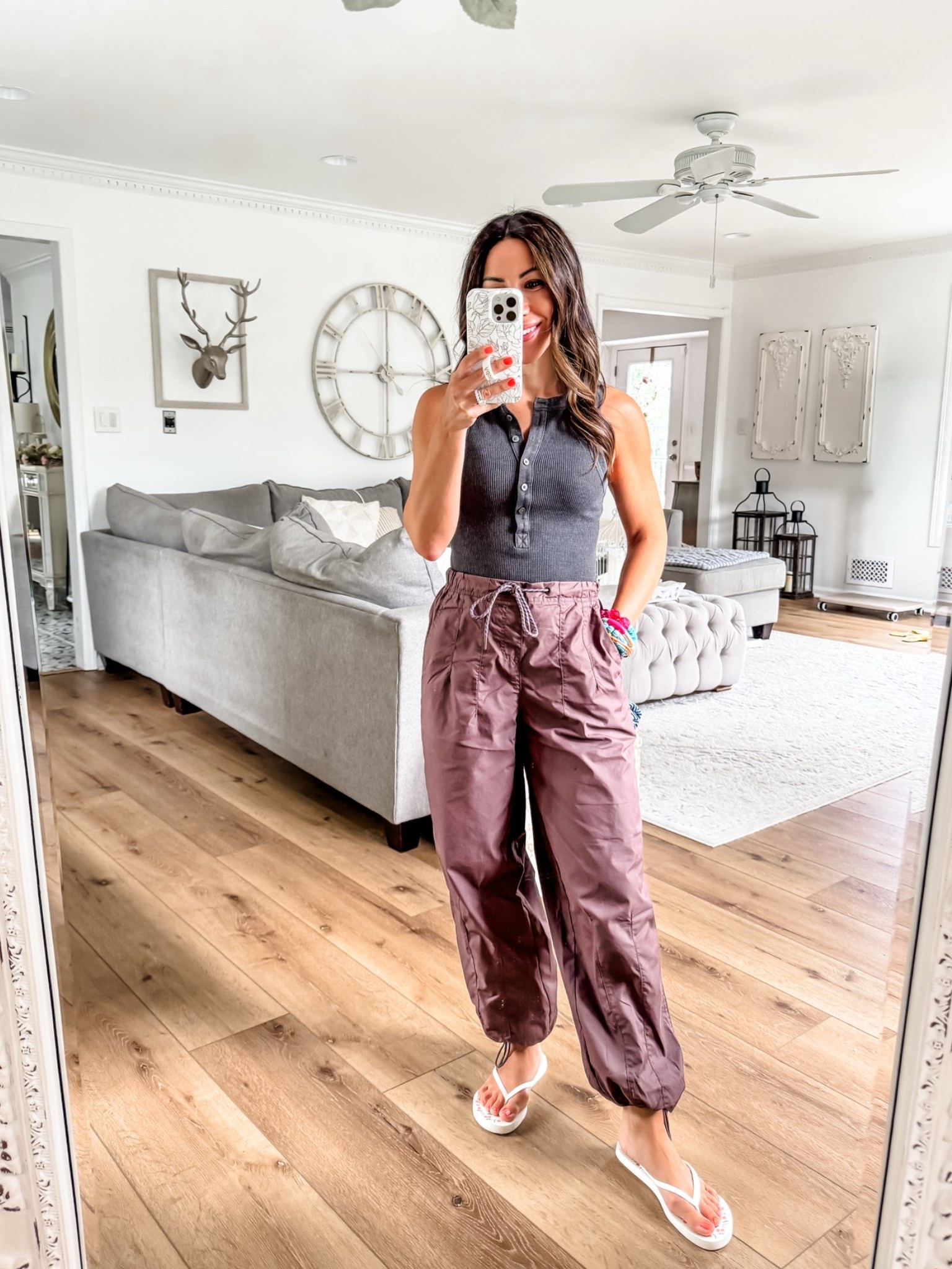 Hiking pants XS short. Small tank top. Joggers.

#LTKOver40 #LTKSaleAlert #LTKPetite