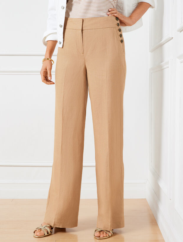 Talbots Greenwich Linen Pants | Talbots