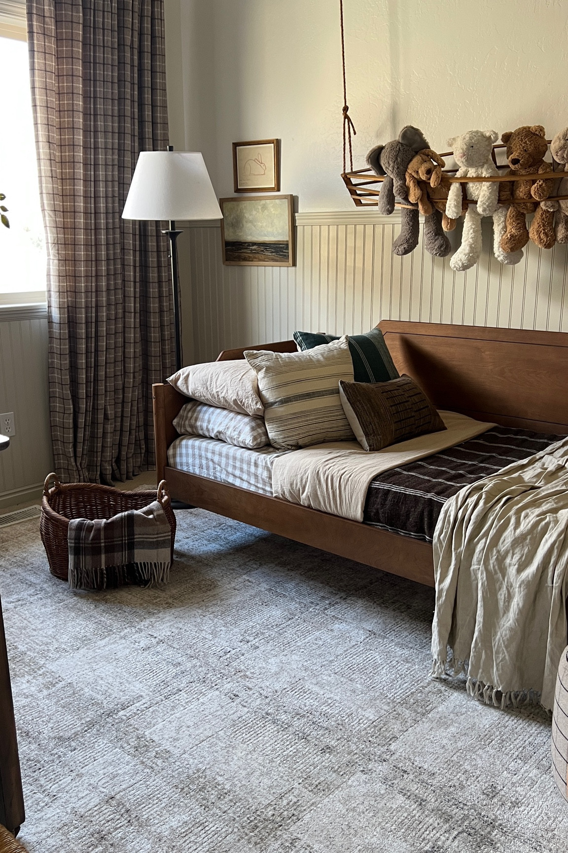 Boys bedroom neutral pattern mix 

#LTKstyletip #LTKsalealert #LTKhome