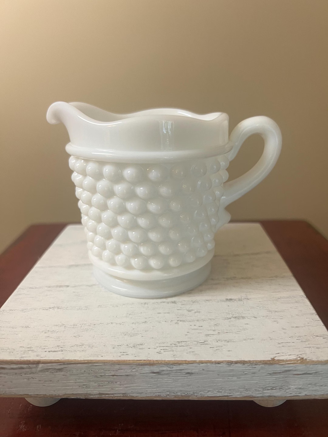 Vintage Westmoreland American Hobnail Milk Glass Creamer- 6 Oz - Etsy | Etsy (US)