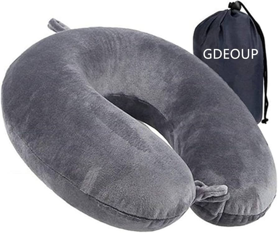 Travel Pillow - Memory Foam Neck Pillow Support Pillow,Luxury Compact & Lightweight Quick Pack fo... | Amazon (US)