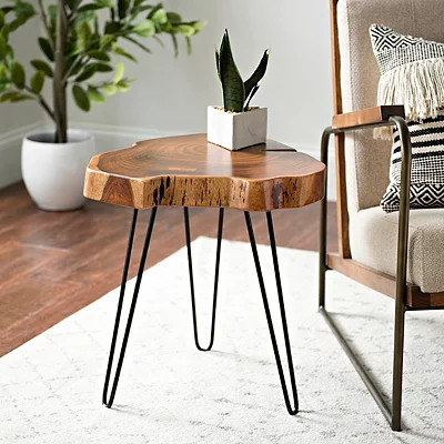 Natural Acacia Wood Side Table | Kirkland's Home