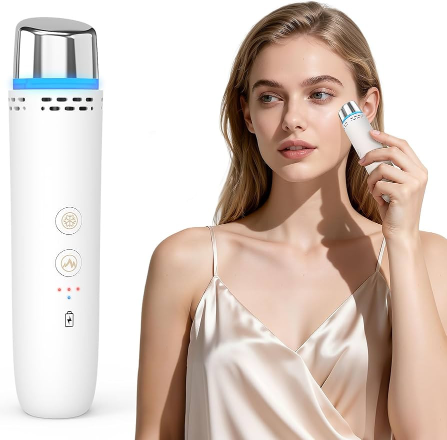 Depuffing Wand, 2-in-1 Cold and Heat Eyes & Face Depuffing Wand, Face Ice Roller for Puffiness, D... | Amazon (US)