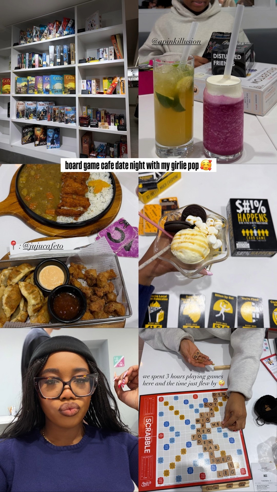 we spent 3 hours playing games here and the time just flew by 🤪 board game cafe date night with my girlie pop 🥰 📍: @jujucafeto

#LTKcanada #LTKholiday #LTKdatenight