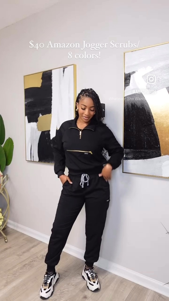 Amazon scrub finds. Wearing size medium in this video! 

#LTKmorningroutine #LTKgrwm #LTKootd